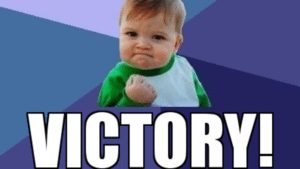 Win Baby Victory Meme